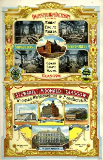 Adverts Gallery: Adverts, Dunsmuir & Jackson, Stewart & McDonald