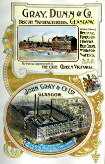 Adverts Gallery: Adverts, Gray, Dunn & Co, John Gray & Co Ltd, Scotland