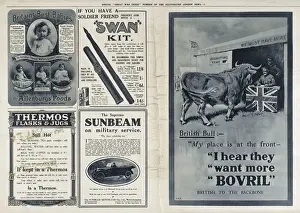 Advertisements in Great War Deeds, Illustrated London News
