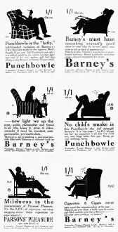 Advertisements for John Sinclairs tobacco by H. L. Oakley
