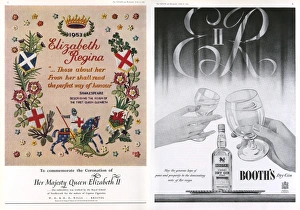 Adverts and messages commemorating the coronation