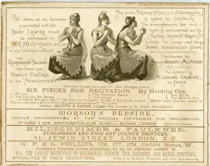 Granger Prints: Advertisements in Princess Ida programme