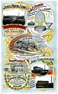 Adverts, five Scottish businesses