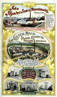 Adverts, three Scottish businesses