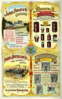 Adverts, four Scottish businesses