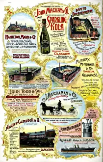 Adverts, nine Scottish businesses