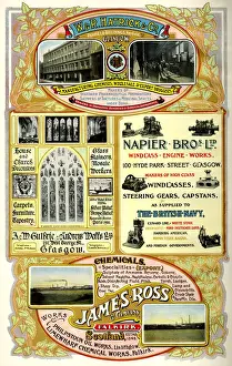 Adverts, four Scottish businesses