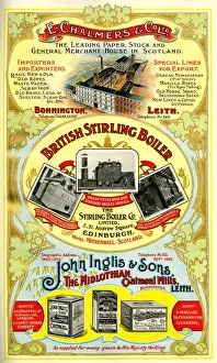 Adverts, three Scottish businesses