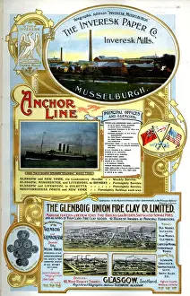 Adverts, three Scottish businesses