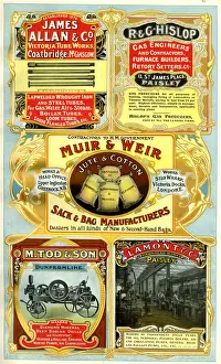 Adverts, five Scottish businesses
