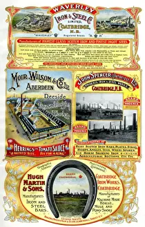 Adverts, four Scottish businesses