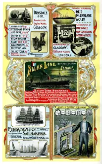 Adverts, five Scottish businesses