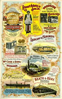 Adverts, eight Scottish businesses