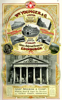 Melrose Prints: Adverts, William Younger & Co, Andrew Melrose & Company