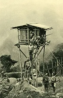 Adults and children of an indigenous tribe, Formosa (Taiwan)