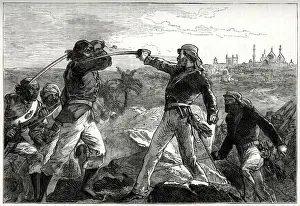 Advance of the British Army during the Indian Mutiny - Commander Daly