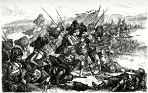 Images Dated 12th August 2021: Advance of the Highlanders, Battle of the Alma, 20 September 1854