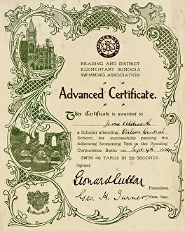 Advanced Gallery: Advanced Swimming Certificate, Reading Schools