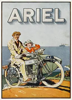 Motor Cyclist Prints: Adverisement for Ariel Motorbikes
