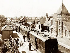 Adwick-le-Street Railway station, early 1900s