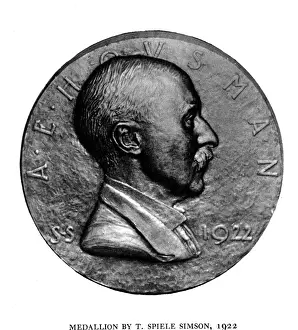 Housman Prints: Ae Housman / Medallion