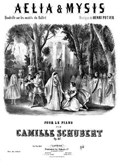 Images Dated 29th August 2017: Aelia and Mysis - Music Sheet Cover