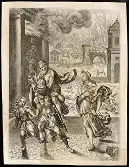 Accompanied Gallery: Aeneas Flees from Troy