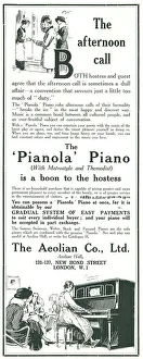 Nearby Prints: Aeolian Pianola Advertisement