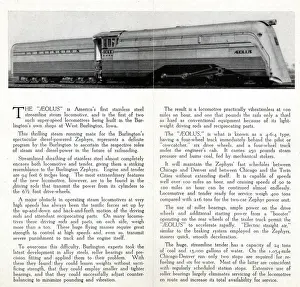 The Aeolus built by Burlington s