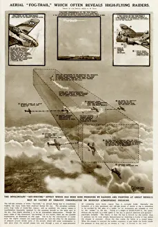 Reduced Prints: Aerial fog trail by G. H. Davis