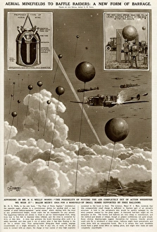 Anticipation Gallery: Aerial minefields by G. H. Davis