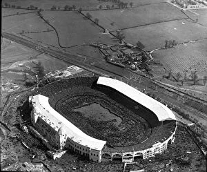Wembley Gallery: Aerial view of the 1923 Cup Final Wembley Stadium London