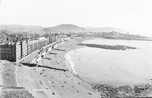 Aerial View of Aberystwyth Beach