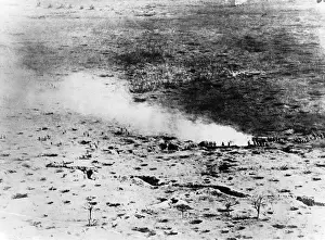 Somme Prints: Aerial view of Battle of Somme