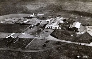 Airfield Gallery: Aerial view of Beauvais-Tille airport, France