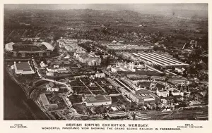Lay Out Prints: Aerial view, British Empire Exhibition, Wembley