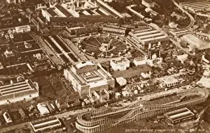 Aerial view, British Empire Exhibition, Wembley