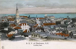Charleston Gallery: Aerial view of Charleston, South Carolina, USA