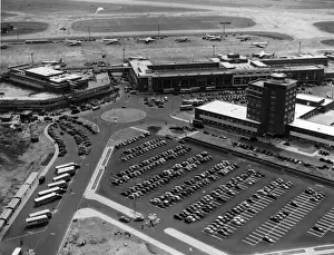 Aerial view of the control tower