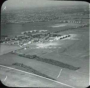 Aerial view of Croydon Airport