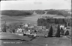 Farmland Prints: Aerial View of Egton Bridge