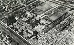 1897 Collection: Aerial view of Forest Gate Hospital, East London