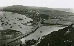 Aerial view of Gibraltar