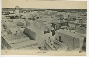 Aerial view of Hammamet, Tunisia, North Africa