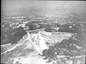 An aerial view of Hampstead Heath