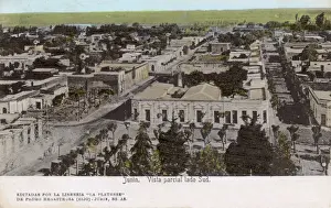 Layout Prints: Aerial view of Junin, Argentina, South America