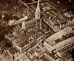 Aerial view of Kensington, London