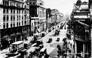 Kingsway Prints: Aerial view of Kingsway, London