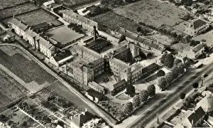 1969 Prints: Aerial view of The Limes, Biggleswade, Bedfordshire