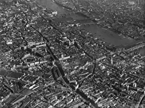 Aerial view of London, World War I